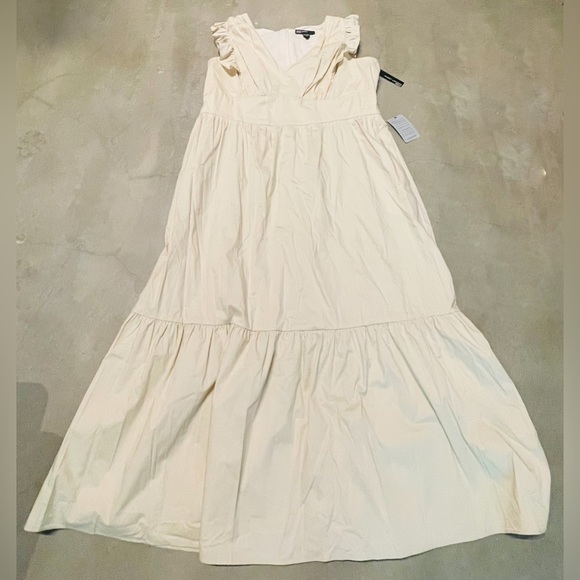 Maggy London Hawaii Ocean Tiered Ruffle Sleeve Maxi Dress! - Picture 2 of 7